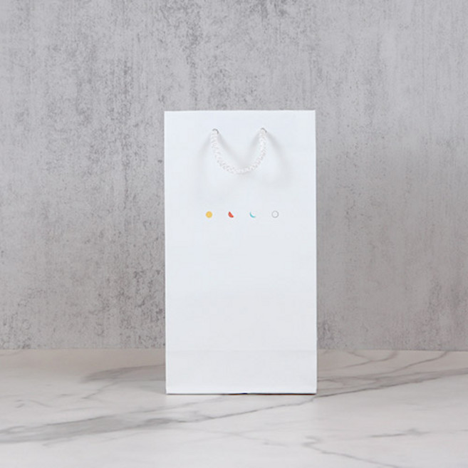 제주사월 브랜드쇼핑백 10매묶음 종이가방, 쇼핑백(소)x10매