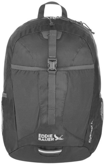 Eddie Bauer 남녀공용 성인용 Stowaway 패커블 데이팩 20 L, 30L, 다크 스모크