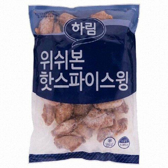 하림 위쉬본 핫스파이스윙, 1개, 1kg