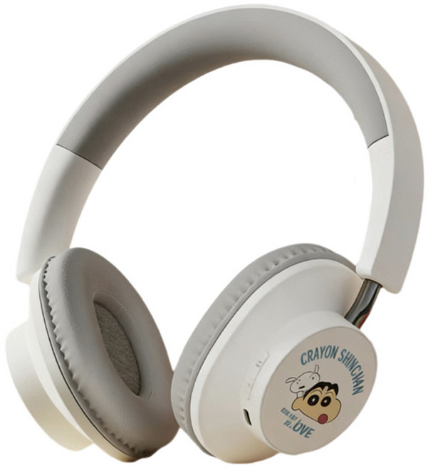 짱구 다이나믹 웨어링 블루투스 헤드폰, 헤드밴드형, TV20, 화이트