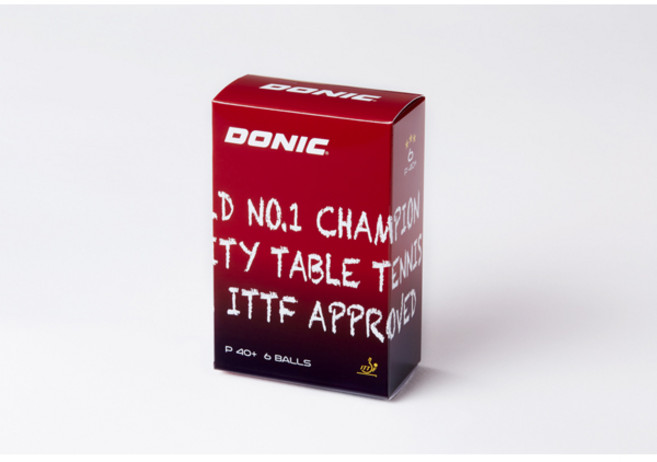 도닉 탁구공 P40+ Cell-Free ABS 6구(ITTF 공인 시합구), 1개