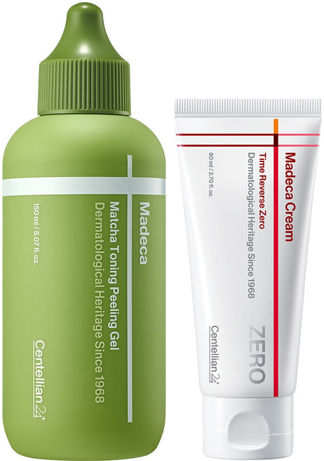 센텔리안24 마데카 말차 토닝 필링젤 150ml+마데카크림 타임리버스 제로 80ml, 1세트