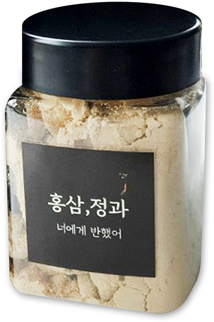콩고물 홍삼정과 200g 실속형 (포장X) 도라지 홍삼 어르신 간식 금산 금산양전식품 선물, 1개