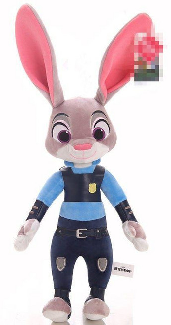 주토피아 인형 닉 주디 토끼 경찰관 여우 동물 동물인형 시티 굿즈, 40cm, 1cm