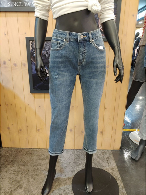 닉스 사계절 여자 마지막 수량 스판 핏 쵝오 보이프랜드핏 청바지DDB5300