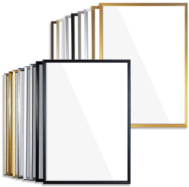 1000피스 (PCS) 퍼즐 전용 사이즈 액자 51x73.5 cm (퍼즐 미포함), 1개, 블랙(무광)