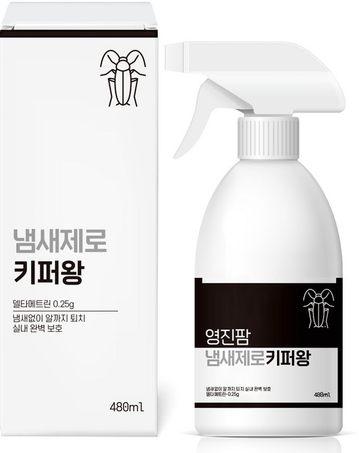 영진팜 키퍼왕 살충제 강력한 무취 바퀴벌레약, 480ml, 1개