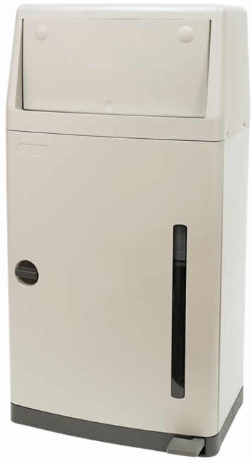 그린가드 삼익토탈 STC-450A(45L) 투시창 페달형 분리수거함 연속비닐 장착, 450A