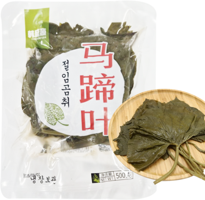 홍홍 중국식품 진한향 염장 곰취 중국 연변곰취 중국곰취 절임곰취, 500g, 1개