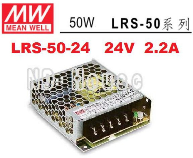 明緯 MW LRS-50-24 24V 2.2A 50W 電源供應器 變壓器 NDHouse【附發票有保固】, 1個, 訂購【30台以上】優惠促銷單價