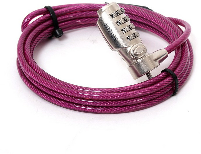 노트케이스 노트북 잠금장치 델타13 켄싱턴락, 레드