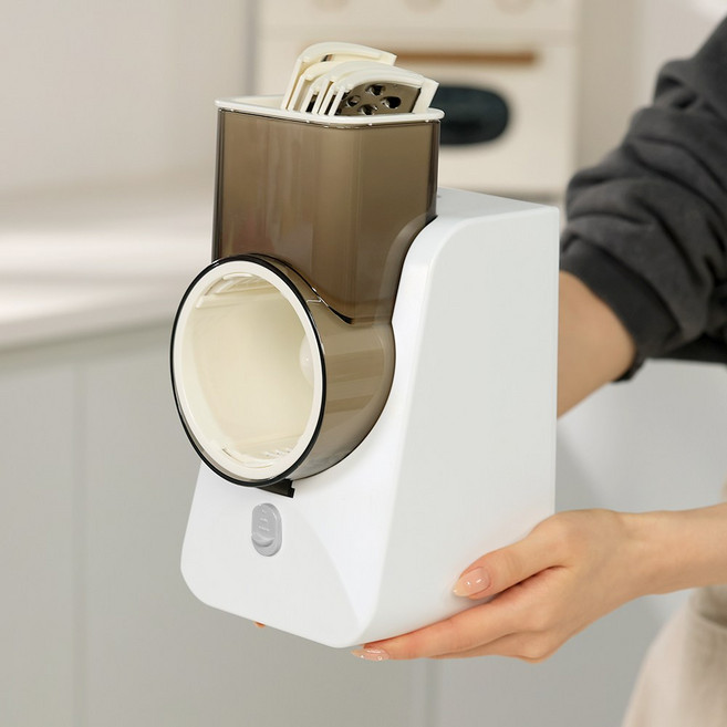 콕스타 무선 전동 채칼 오토슬라이서 자동 야채 채써는기계, 1개, 단품