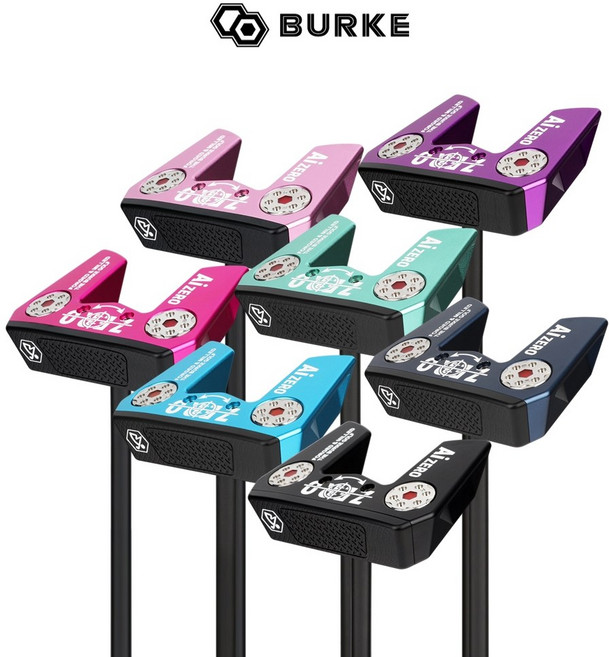 [버크코리아 정품] 버크 Ai ZERO 제로토크 퍼터, 퍼플, 34(86.36cm)
