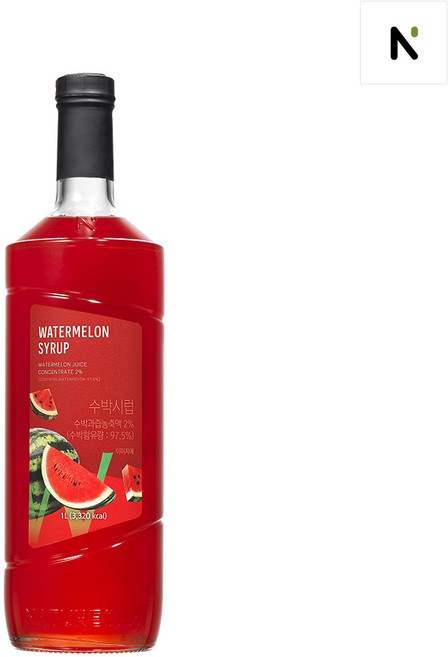 네이쳐티 수박시럽, 1개, 1L