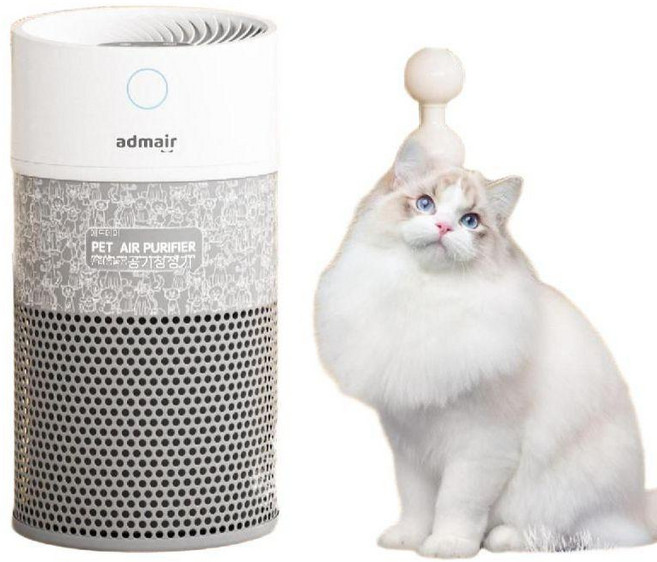 고양이공기청정기 알르레기 작은방 반려동물 원룸 청정기 포집기 소형 고양이털 살균기
