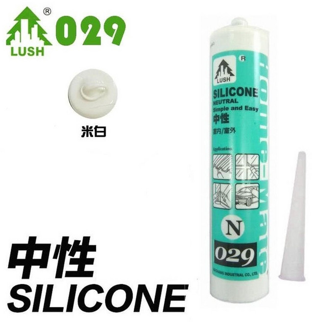 矽利康槍 透明/白色, 1個, 矽利康/白色029