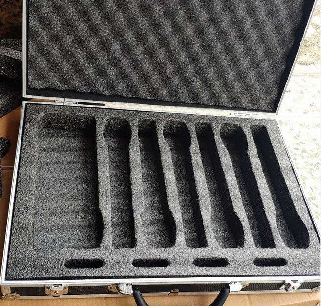 무선마이크케이스 공연 파우치 하드쉘 마이크가방 케이스 무선마이크 여행, 휴대용 블랙박스 6개