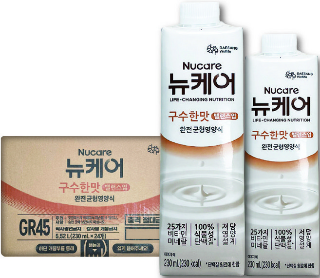 뉴케어 구수한맛 밸런스업 230ml (24팩), 24개