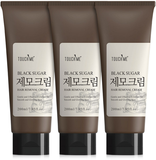 터치미 블랙슈가 제모크림 200ml, 3개, 3개