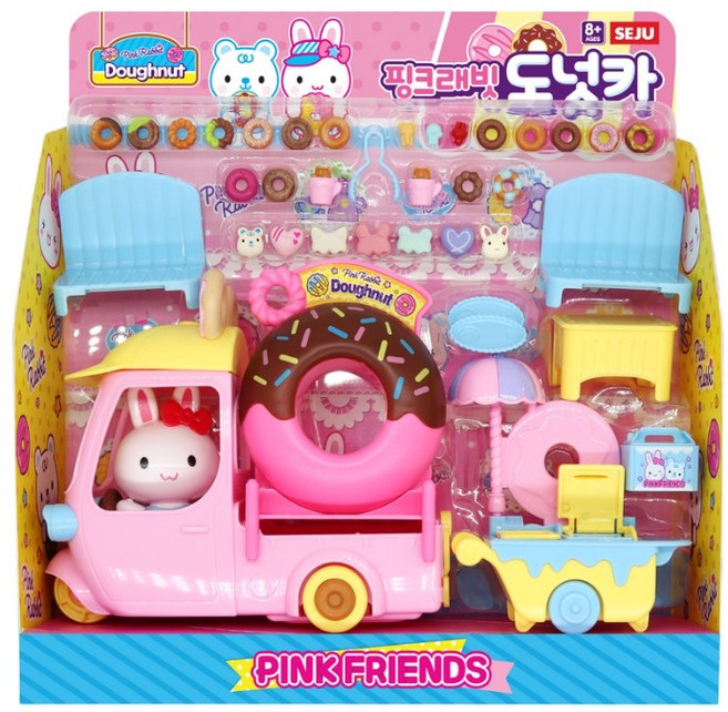 세주 핑크래빗 도넛카, 1개, 단품