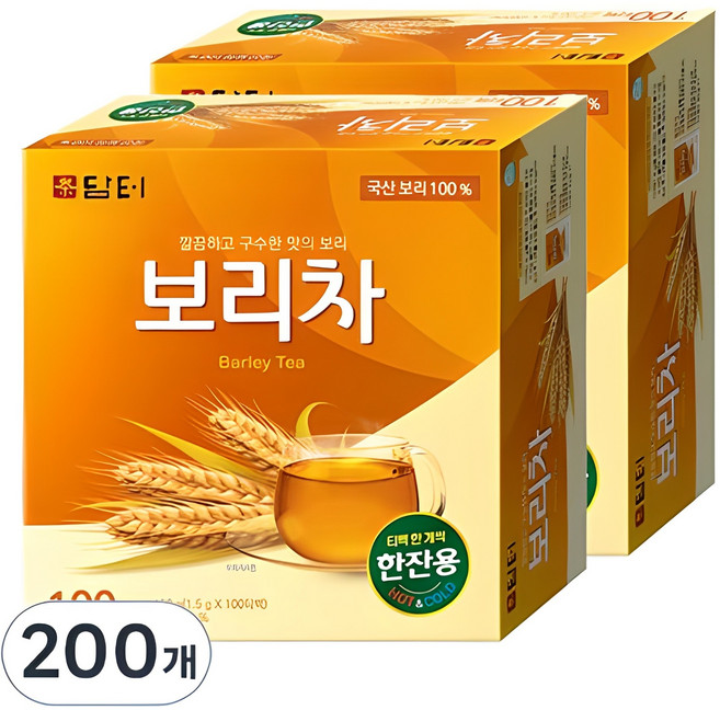 담터 보리차, 1.5g, 100개입, 2개