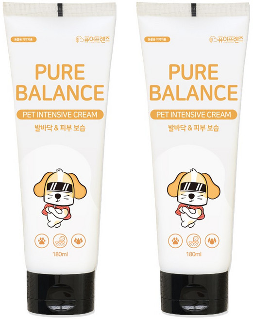 퓨어프렌즈 강아지보습제 피부각질 발바닥보습제 습진예방, 180ml, 2개