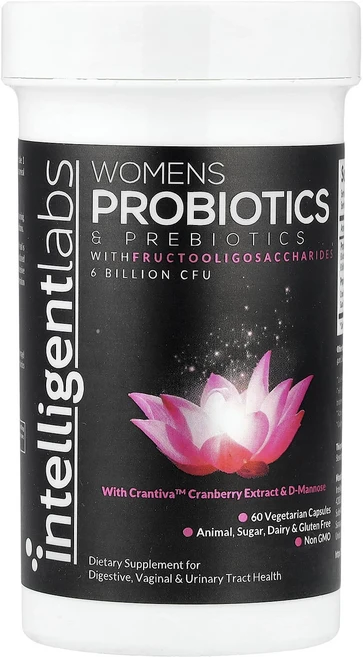 몸관리하세요 겨울입니다 Intelligent Labs 여성용 프로바이오틱 및 프리바이오틱 베지 캡슐 60정 특별관리진행, IntelligentLabs여성용프로바이오틱및프리바이오, 1개 - 쿠팡