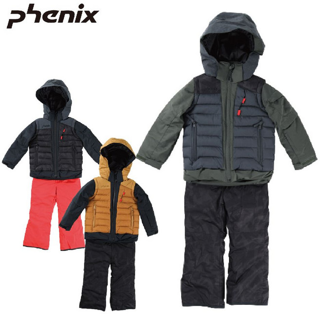 피닉스 키즈스키복 주니어 상하세트 초등 썰매복 일본