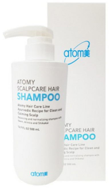 시원한 멘톨향 애터미 스칼프케어 샴푸 500ml +새부리마스크 2매 증정, 1개