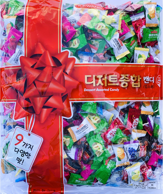 일광제과 뉴 종합캔디 9가지맛, 2kg, 2개