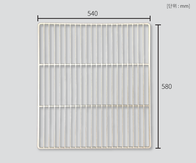 유니크 업소용 냉장고 25박스 선반(W540*H580) 고리포함, 단일모델명/품번