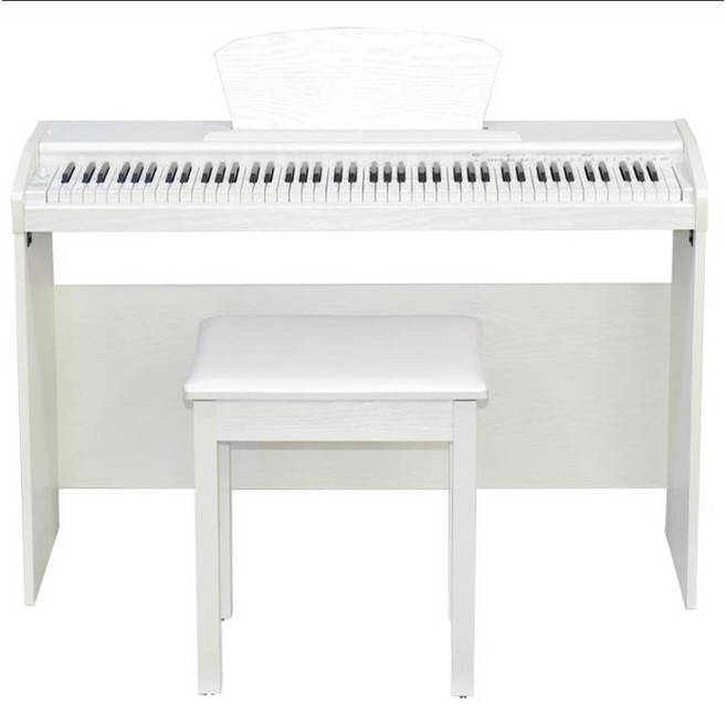 국산 디지털 피아노 88건반 비바체 전자 피아노 Vs-650Pro, 화이트(크림), 1개, 본체+나무다리+패달(기본)