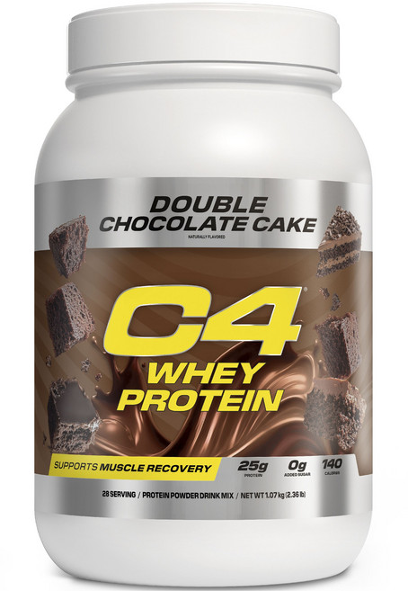 C4 乳清蛋白 雙倍巧克力蛋糕, 1個, 1.07kg