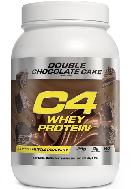 C4 웨이 프로틴 더블 초콜릿 케이크, 1.07kg, 1개 - 쿠팡