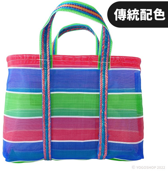 隱藏版1號 lv 茄芷袋 金獅牌 環球牌 台灣製 買菜袋 復古手提袋 尼龍袋, 傳統配色 (經典配色),一個入