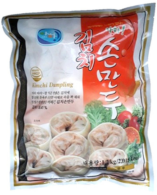 아하 김치 손 만두1.2kg, 1.2kg, 1개