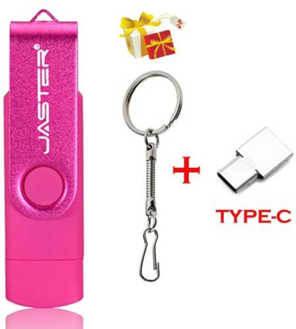 USB 플래시 드라이브 32 기가 바이트 64 기가 바이트 32 기가 바이트 64 기가 바이트 USB 2.0 플래시 메모리 스틱 무료 TYPE-C 어댑터 비즈니스 선물, 4GB, 1개