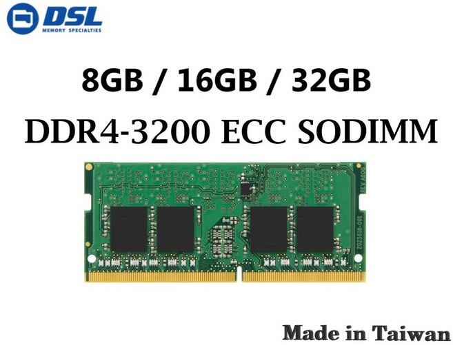 Synology群暉 DS723 DS923 DS1522 DDR4 3200 ECC NAS 記憶體, 8GB 單條-售價, 1個