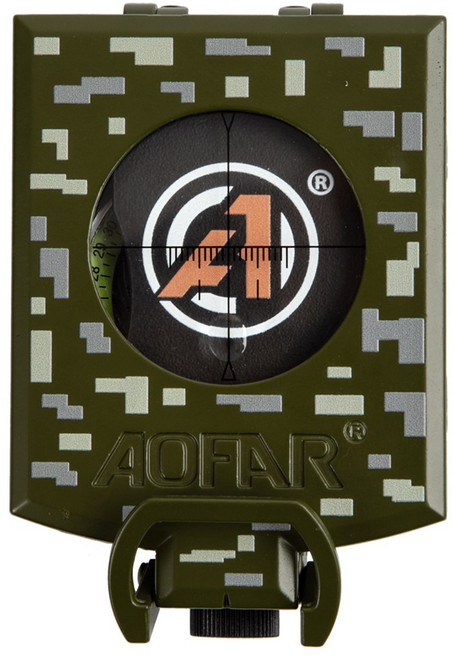 오파 AOFAR AF-4074 초정밀 고급 등산 캠핑 나침반, 국방색, 1개