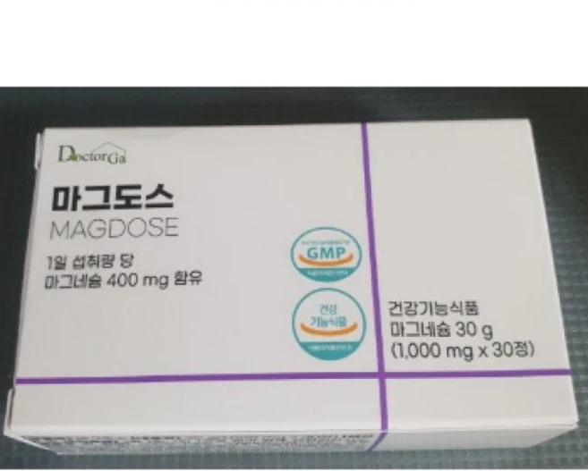 마그도스 마그네슘 400mg 함유 고함량 고용량 미국산 원료 30정 1개 - 쿠팡