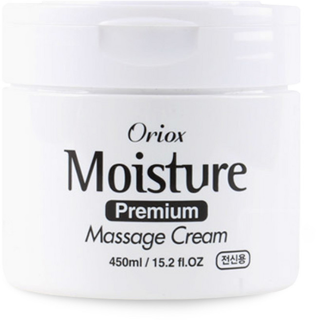 오릭스 모이스처 프리미엄 마사지크림 450ml 대용량 전신 피부 마사지 전문가용 크림 로션, 1