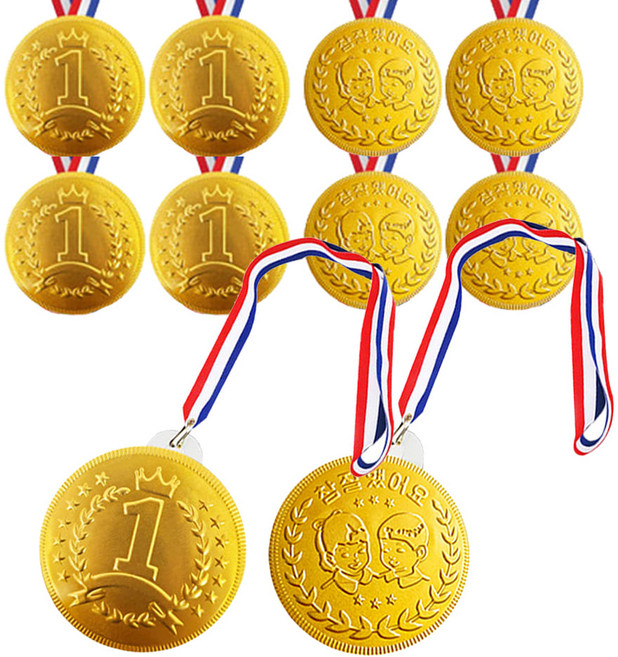 네덜란드 대형 코인 메달초콜릿 23g 참 잘했어요 20개+1등 20개 (총40개) 선물용, 40개