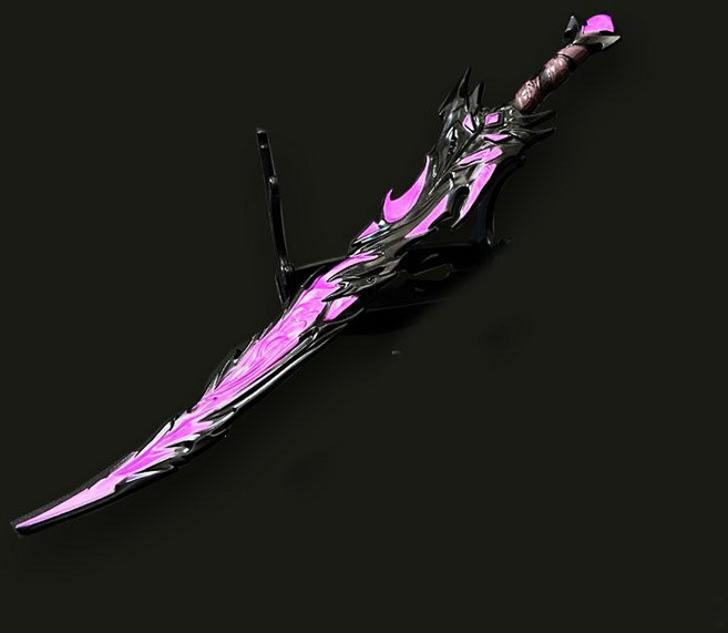 발리송 발로란트 카람빗 연습용 삼각지 동작 게임 폴딩 무기 모델 북극성 나비 장난감 칼, 1개, 블라디 꼬리 스파이크 재질