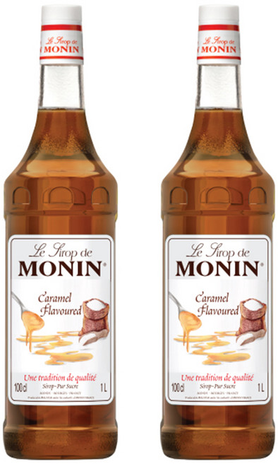 모닌 카라멜시럽 1000ml 2개세트, 1L, 2개