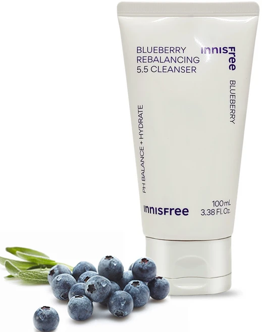 이니스프리 블루베리 리밸런싱 앤 수분케어 클렌저, 100ml, 1개 - 쿠팡