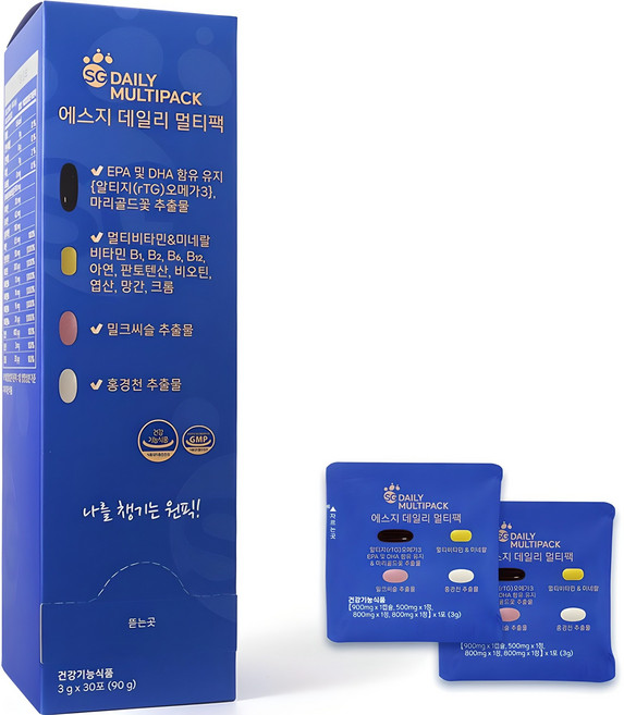 에스지 데일리 영양제 멀티팩 30p, 90g, 1개