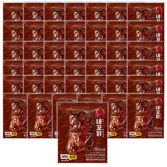 네네치킨 네꼬닭 순살 닭다리 데리야끼맛, 100g, 42개