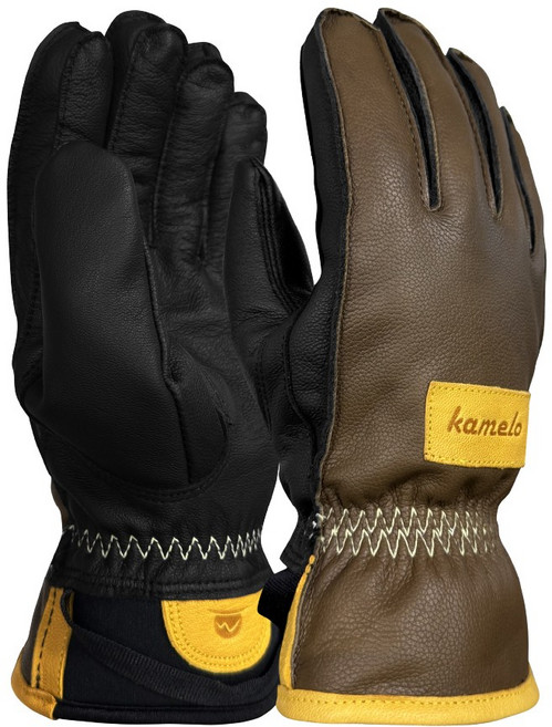 카멜로 신슐레이트 라이딩 바이크 겨울 가죽 등산 방한 장갑 717-K