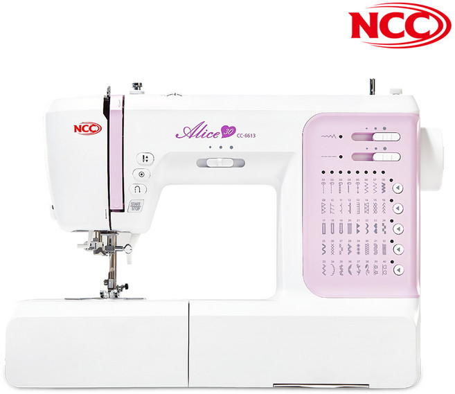 NCC 앨리스30 CC-6613 가정용 디지털 미싱, 혼합색상