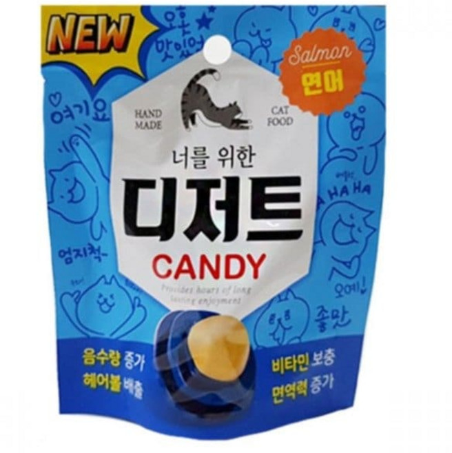 너를 위한 디저트 연어맛 캔디 X ( 3매입 ), 3.5g, 3개